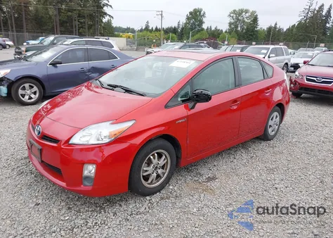 2011 Toyota Prius Two from USA, damaged, VIN JTDKN3DU6B1404684